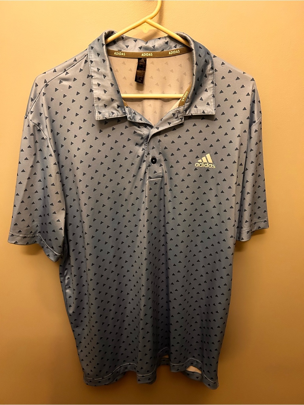 Adidas Men’s Light Blue Performance golf Polo